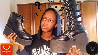 Buying Demonia off Aliexpress! Are they worth it? | platform boots review