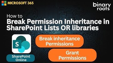 How to Break Permission Inheritance in SharePoint Lists OR libraries | Step-by-Step Tutorial