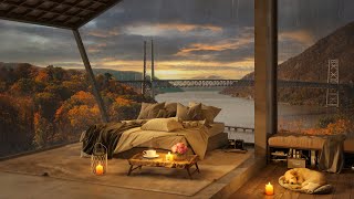 Autumn Sunset 🍂 Cozy Bedroom Ambience with Relaxing Piano Jazz Music for Work, Study & Deep Sleep by Cozy Apartment 2,266 views 7 months ago 23 hours