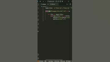 How to merge the contents of multiple text files into a single file#pythonforbeginners