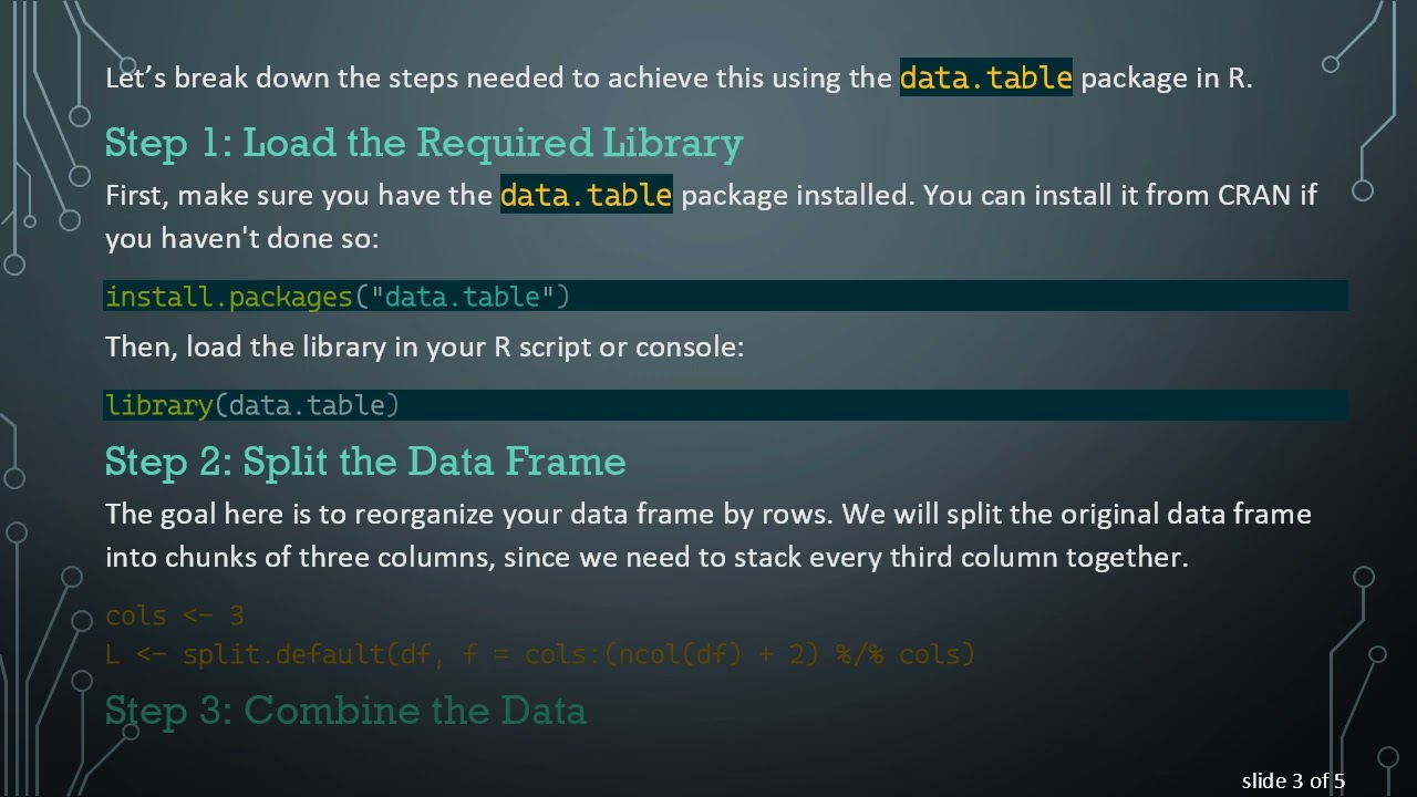 How to Stack Columns in a Data Frame using R