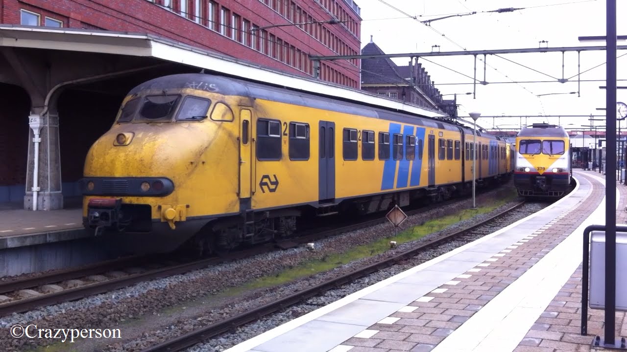 NS Mat'64 treinen & NMBS MS80 op station Maastricht!