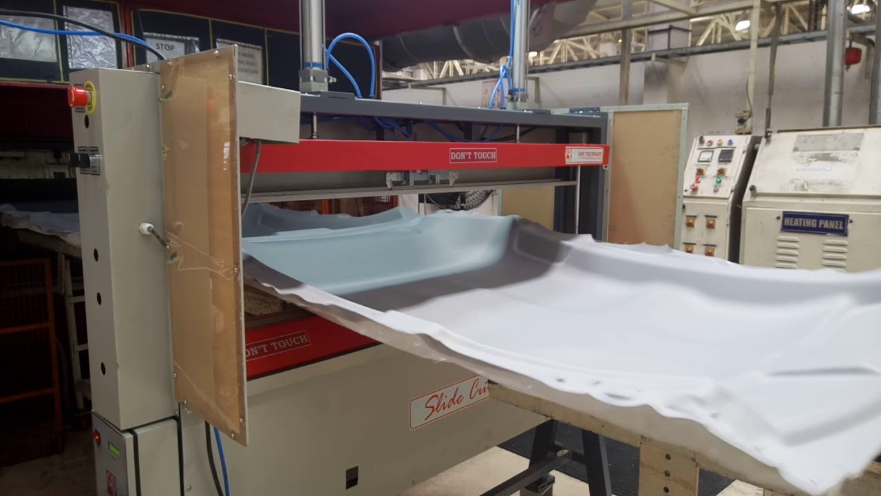 Slide Cutting Machine for Fabric - YouTube