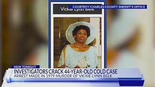 Charles County investigators solve 44-year-old cold case