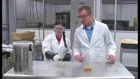 Effects of Liquid Nitrogen on Rubber