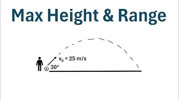Physics: Projectile Motion (Finding Maximum Height and Range)