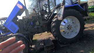 ❌ Випробування МТЗ 892 пiсля ремоту КПП 🚜 Знайшли чому стартер не реагував на ключ 🔞