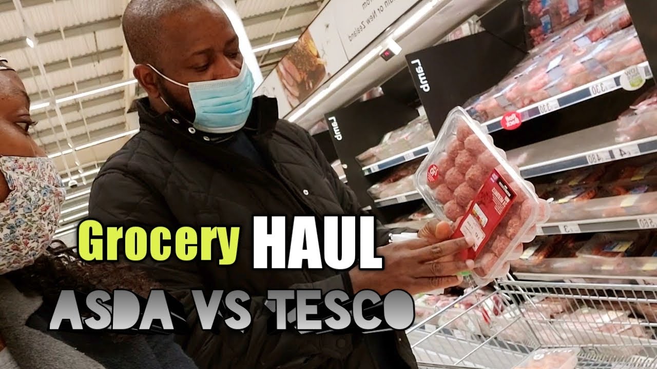 WEEKLY GROCERY HAUL ||  COMPARING ASDA AND TESCO PRICE