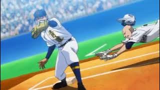 Sawamura surprised everyone with his secret pitch. Ace of Diamond
