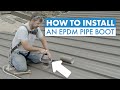 How to Install a Pipe Boot on a Standing Seam Metal Roof