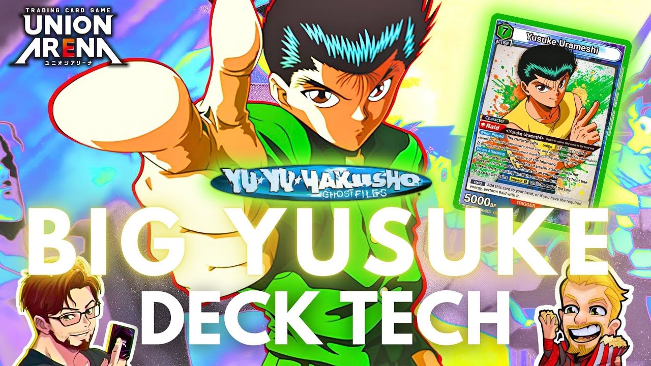 Большая колода Юсукэ из коллекционной карточной игры Yu Yu Hakusho - Union Arena.