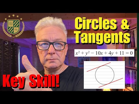Circles & Tangents (Q7 A2 P1 Edexcel 2021)