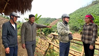 A new day on the small farm: buying cornmeal, selling the wild boar herd. Ly Vy Ca 