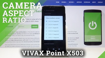 How to Find Aspect Ratio Options in Vivax Point X503 - Change Aspect Ratio