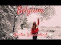 Snow hike at the high fens in belgium the perfect winter wonderland