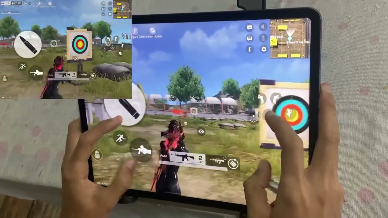 【荒野行動】Knives Out - Handcam - iPad Pro