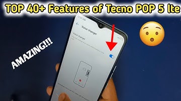 Top Features Of Tecno POP 5 lte || 40+ Features of Tecno POP 5 lte
