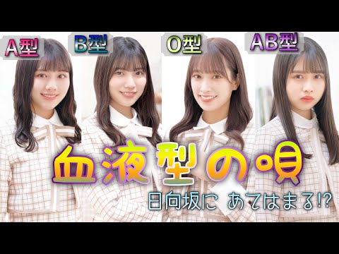 血液型の唄(日向坂に あてはまる⁉︎)