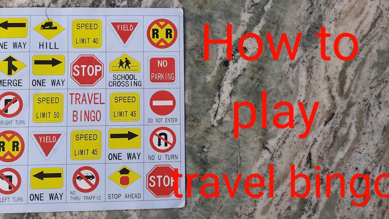 How To Play Travel Bingo Game In English YouTube How To Play Travel Bingo Game In English YouTube