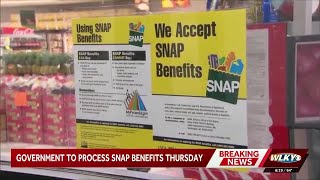 Beshear: Partial SNAP payments to begin processing on Thursday