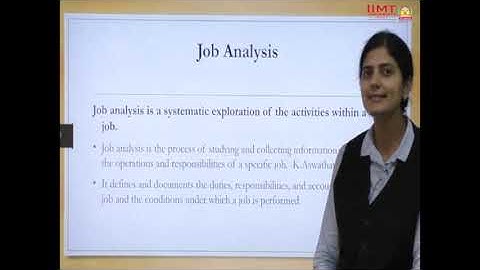Job Analysis & Design|Dr. Pooja Solanki | School of Commerce and Management | IIMT University Meerut