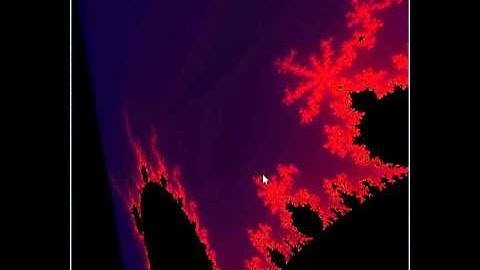 Simple Mandelbrot Set rendering using OpenGL