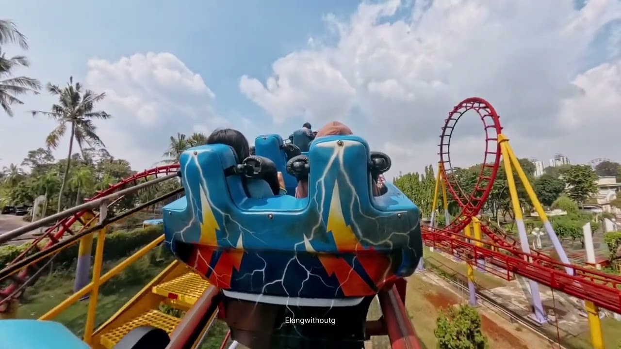 Pov : Halilintar Dufan | Roller coaster Dufan | indonesia theme park