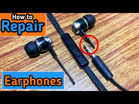 Earphone Repair  How to repair earphones at home very easily