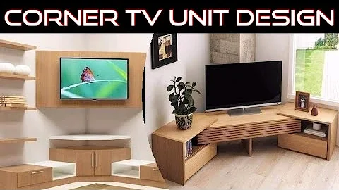 Corner tv unit design for living room | Corner tv units with storage | corner tv stand