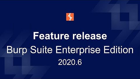 UI improvements and single sign-on in Burp Suite Enterprise Edition (2020.6 release)