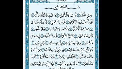 سورة عبس   وديع اليمني