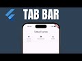 Flutter TabBar Widget