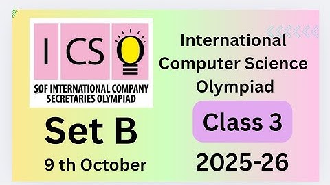 #FavFive | SOF International Computer Science Olympiad Class 3 Set B 2025-26 | #class3 | #icso