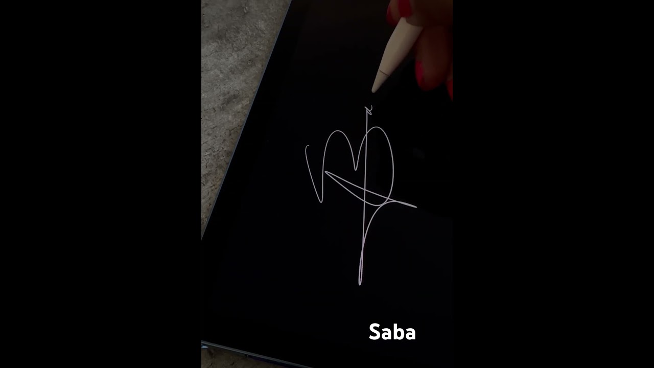 Signature Style “Saba”🧡🖊️Comment your name!
