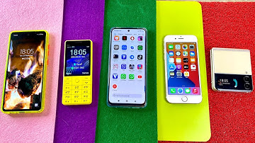 Samsungs Z FOLD vs Z FLIP VS A52S vs iPhone vs Xiaomi vs BQ Only vs ASUS incoming & outgoing call