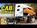 How To REMOVE A Semi Truck Sleeper Cab (Complete DIY Guide) 2020 VOLVO VNL760 Rebuild Project PART 5