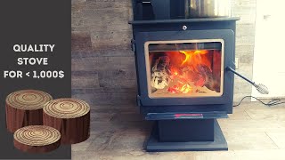 2000 Sq Ft Englander wood stove (Madison) - YouTube