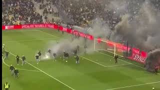 Nantes Fans INVADE The Pitch After Relegation Wealth