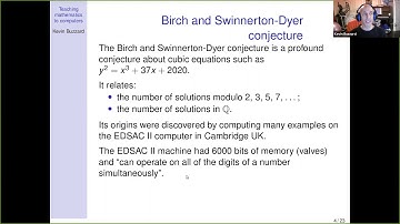 Teaching mathematics to computers by Kevin Buzzard