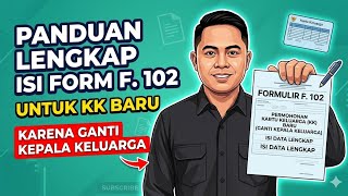 How to Fill Out Form F.102 for Creating a New Family Card Due to a Change in Head of Family