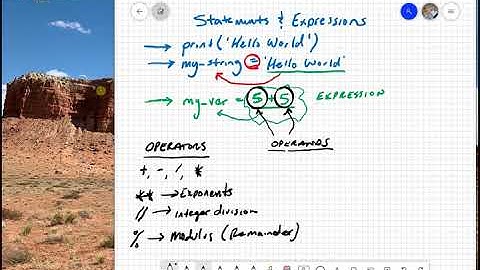 Statements and Expressions