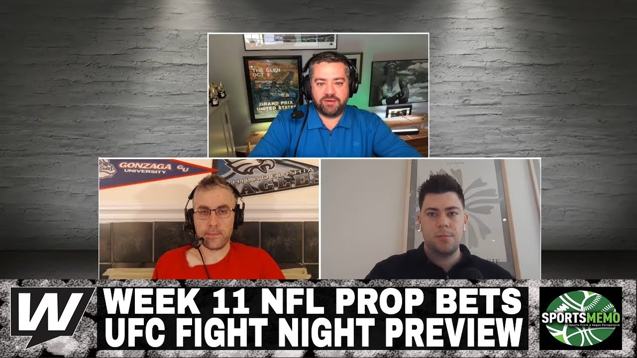 Week 11 NFL Prop Bets and DFS Recommendations | UFC Fight Night Preview | Prop It Up for November 18