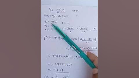 MA 202 and EC MA204 - Module V - Newton