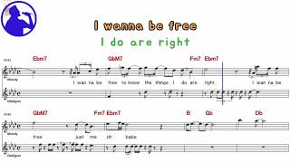 Commodores - Easy karaoke version sheet music for players,chorus added(Ye karaoke)