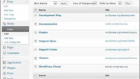 WordPress Tutorials - Inserting Links