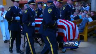 Thousands pay respects to fallen officer