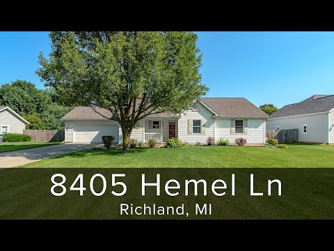 8405 Hemel Ln, Richland, MI home video tour