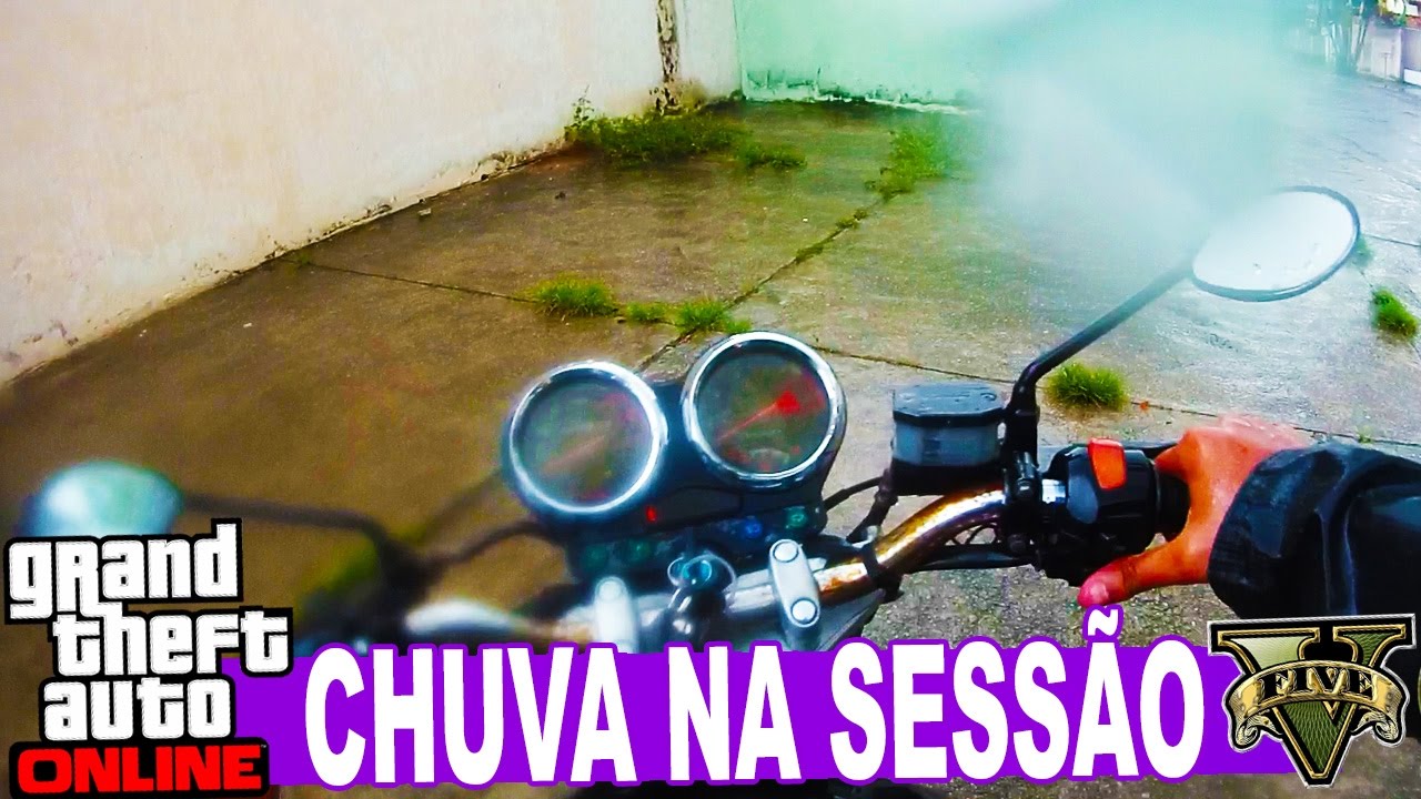 ESTA CHOVENDO NA SESSÃO DO GTA DA VIDA REAL! CUIDADO! + RECADOS #MOTOVLOG jogos friv
