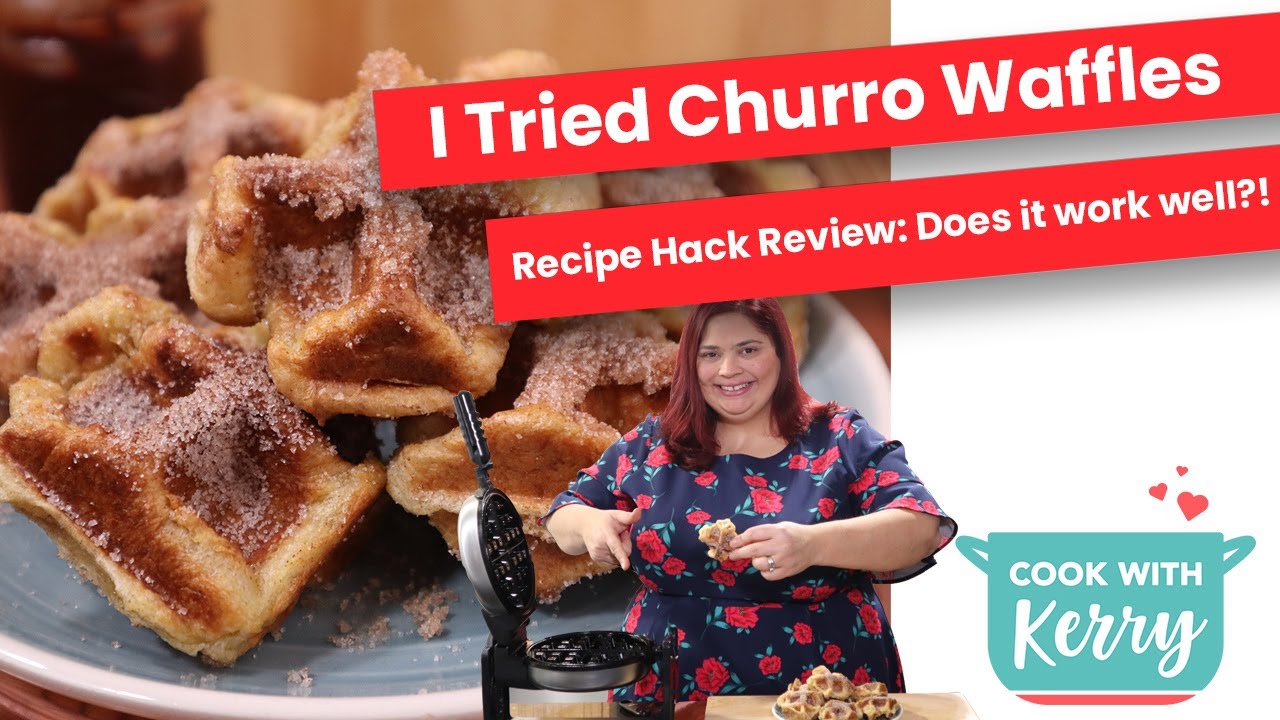 I Tried Making Waffle Churros | Waffle Iron Churro Recipe Review