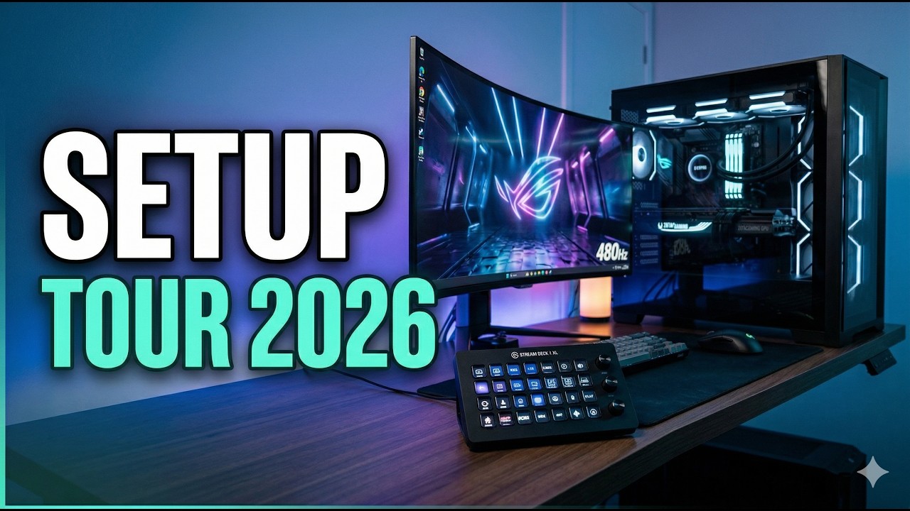 SETUP TOUR 2026: TUDO QUE EU USO PARA A CRIAÇÃO DE CONTEUDO - YouTube